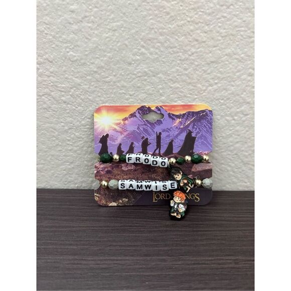 The Lord Of The Rings Frodo & Sam Best Friend Bead Bracelet Set - Picture 1 of 2